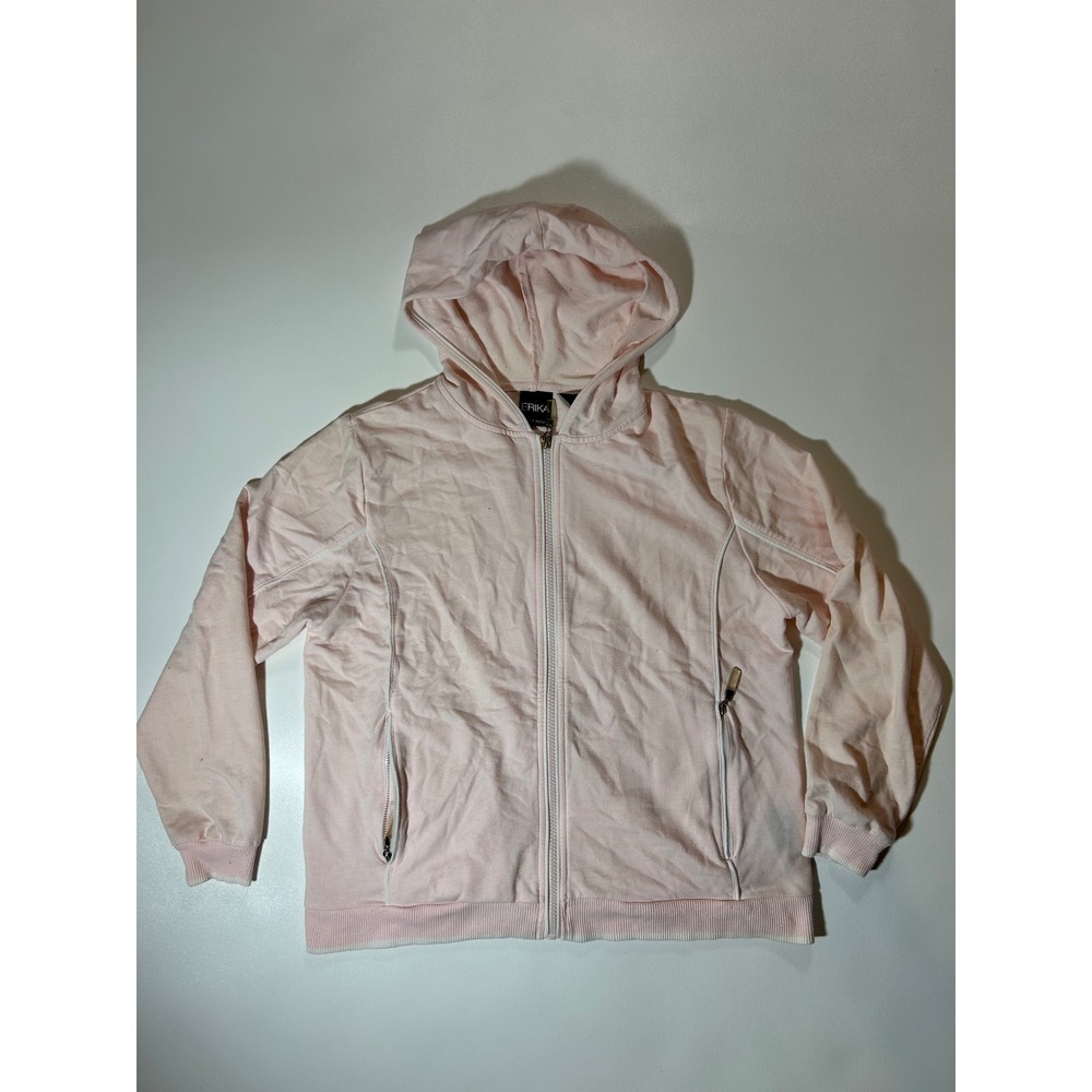 Erika Sport Hoodie Womens PM Pink Good Full Zip Petite Sweatshirt